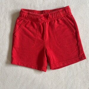 Cat & Jack Bright Red Pull-On Knit Shorts